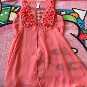 flowy pink lingerie top ❣️